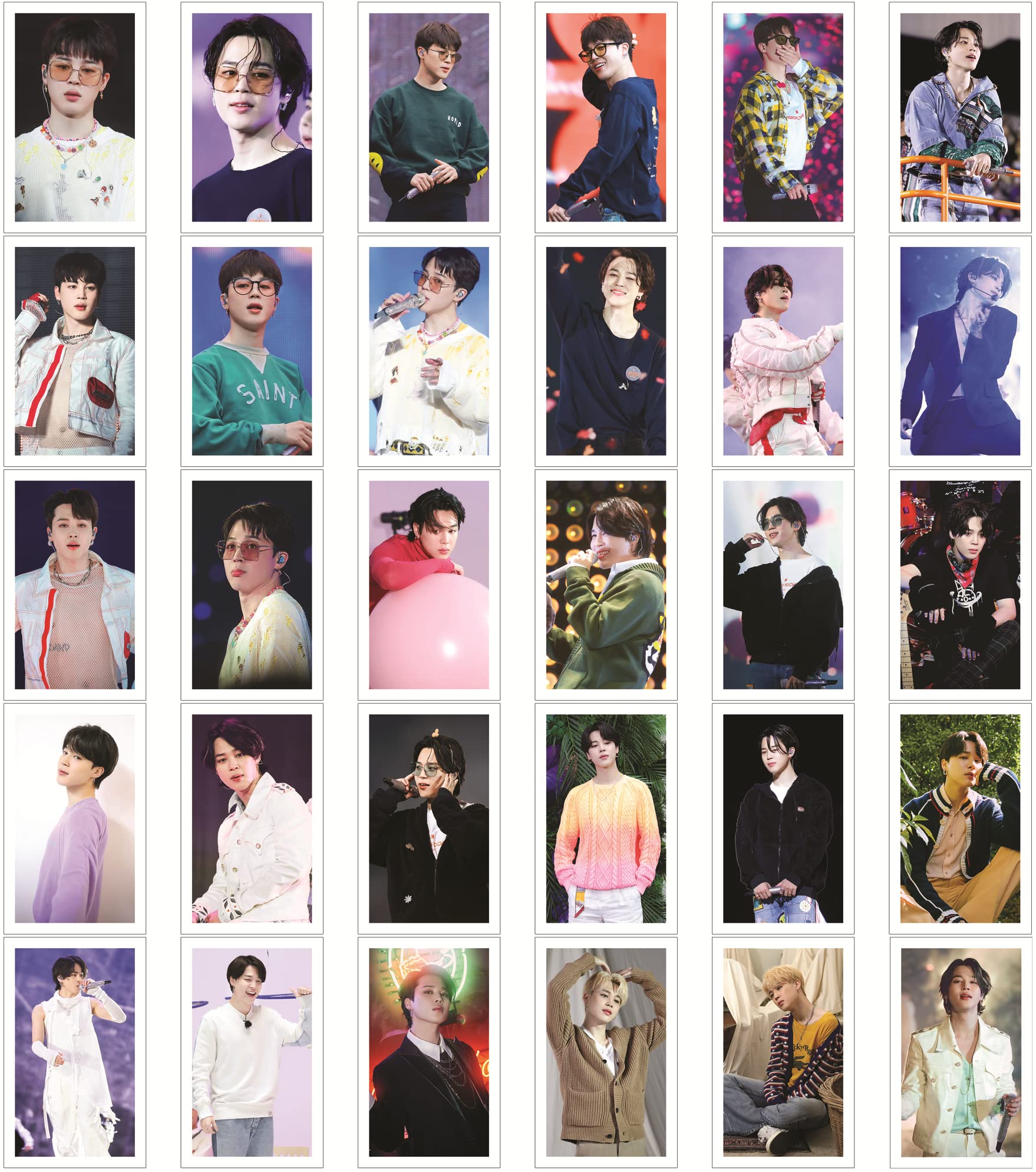 Amazon.co.jp: BTS ジミン フォトカード60枚セット 防弾少年団 JIMIN